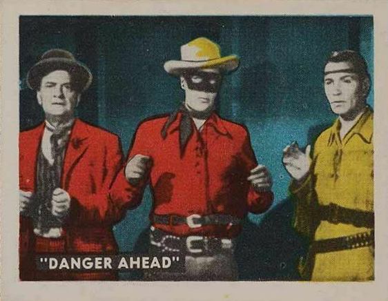 1950 W536-2 Lone Ranger Perforated Tables Turned #40 Non-Sports Card