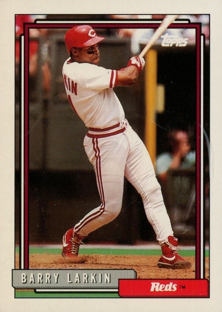 1992 Topps Barry Larkin #465 Baseball Card