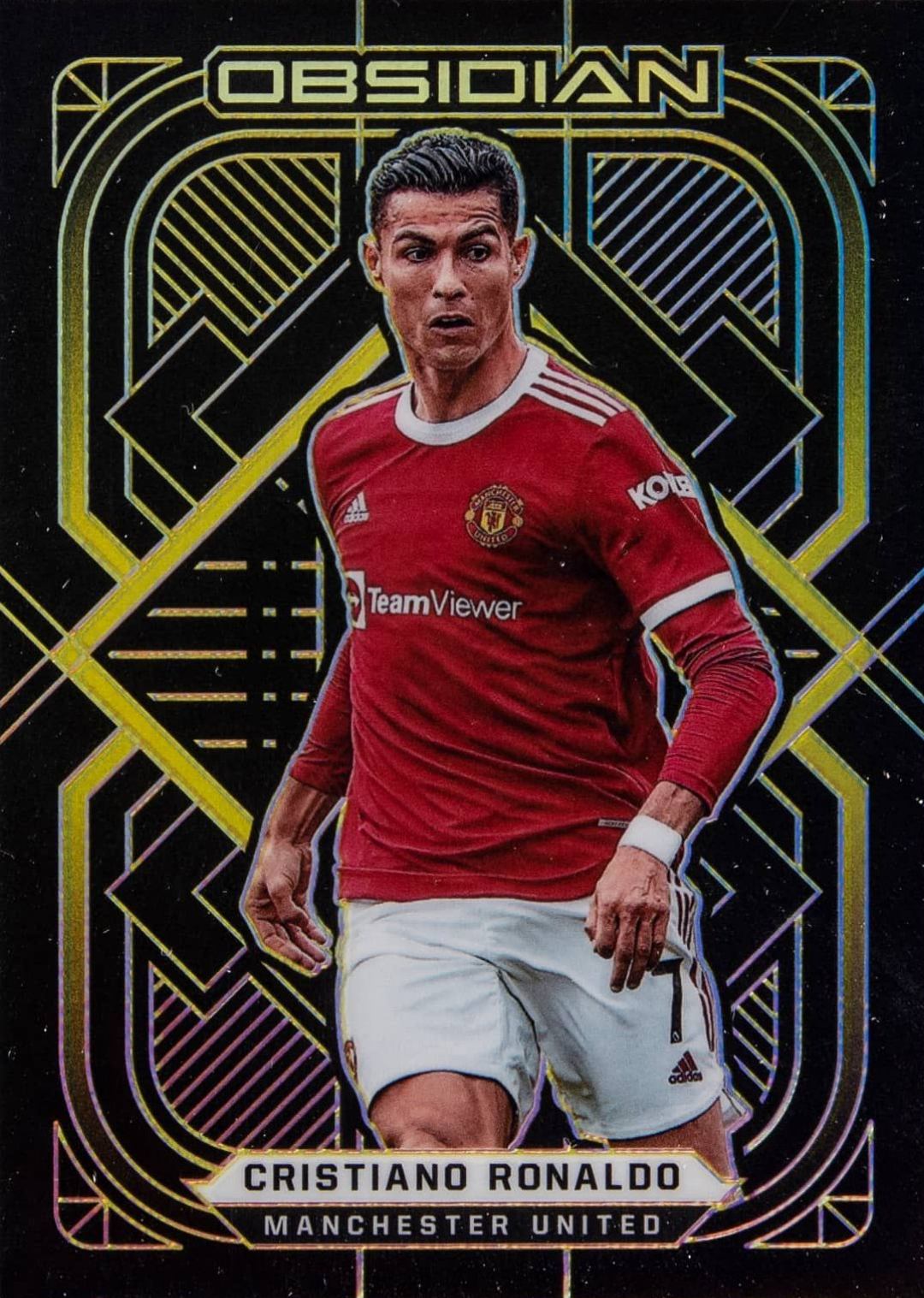2021 Panini Obsidian Cristiano Ronaldo #13 Soccer Card