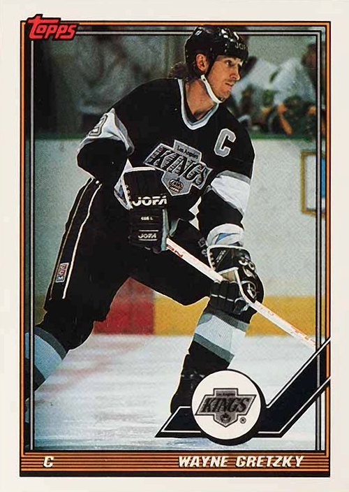 1991 Topps Wayne Gretzky #321 Hockey Card