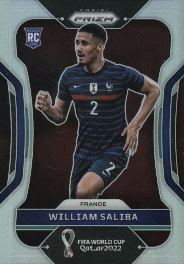 2022 Panini Prizm World Cup Qatar William Saliba #106 Soccer Card