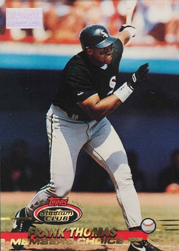 1993 Stadium Club 1st Day Production Frank Thomas #746 Baseball Card