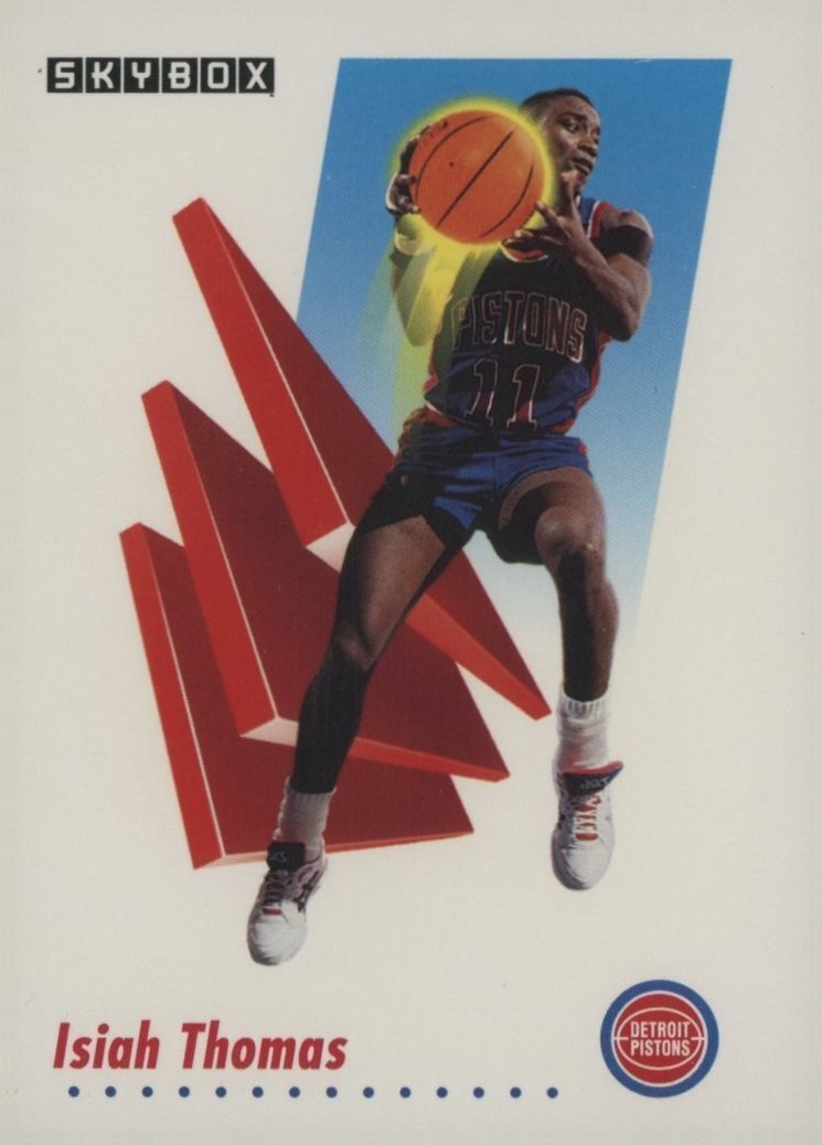 1991 Skybox Isiah Thomas #88 Basketball Card