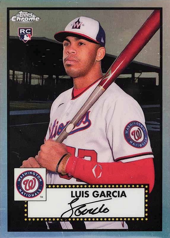 2021 Topps Chrome Platinum Anniversary Luis Garcia #9 Baseball Card