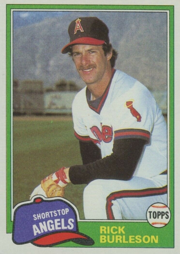 1981 Topps Rick Burleson #743 Baseball Card