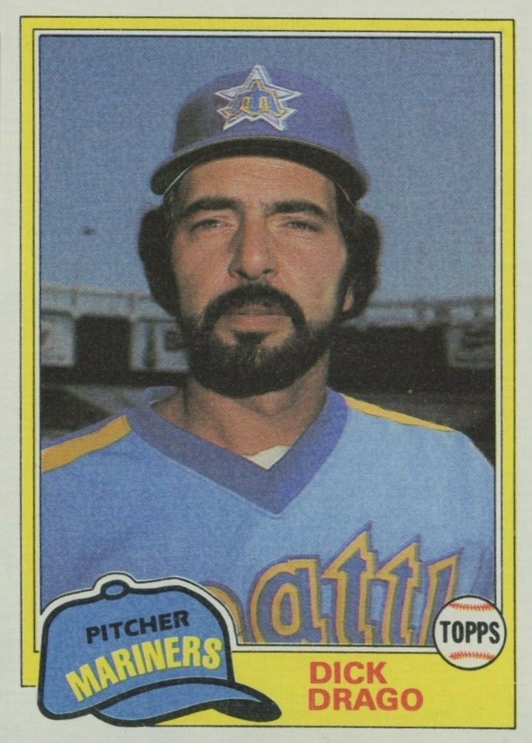 1981 Topps Dick Drago #755 Baseball Card