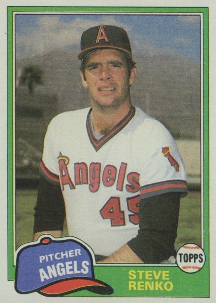 1981 Topps Steve Renko #821 Baseball Card