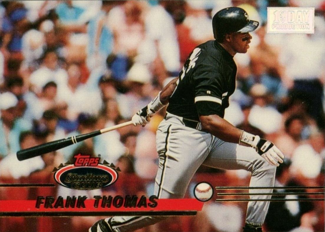 1993 Stadium Club 1st Day Production Frank Thomas #200 Baseball Card