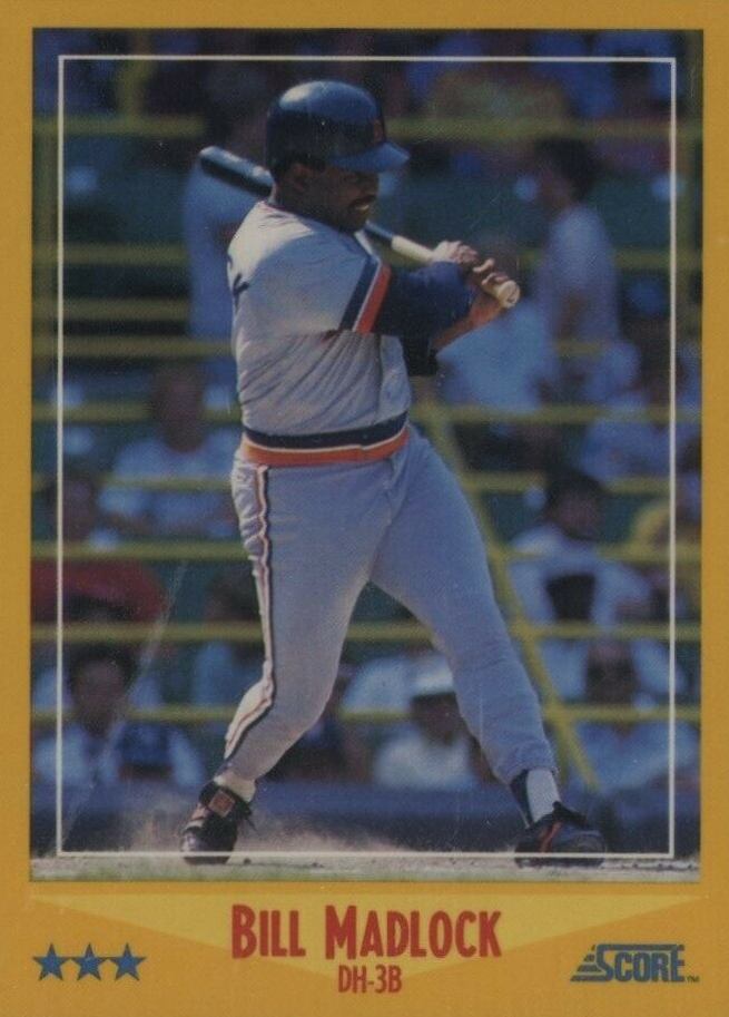 1988 Score Glossy Bill Madlock #445 Baseball Card