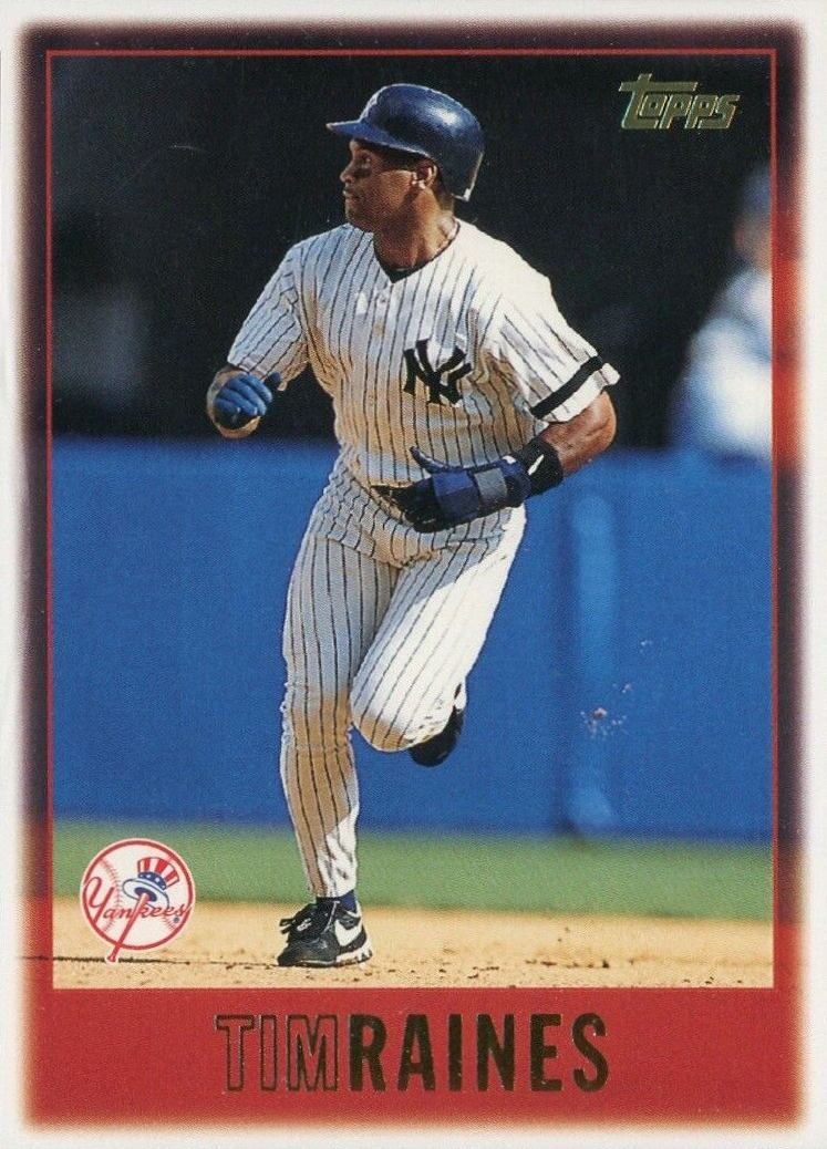1997 Topps Tim Raines #334 Baseball Card