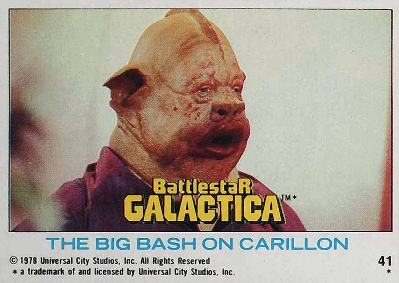 1978 Battlestar Galactica The Big Bash on Carillon #41 Non-Sports Card