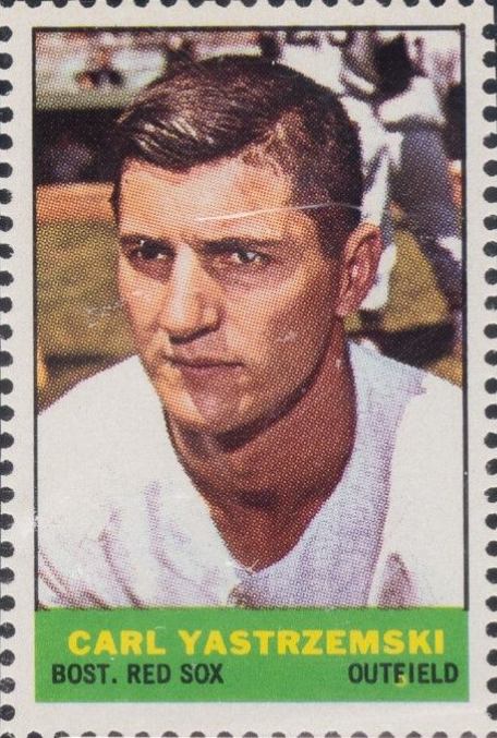 1964 Bazooka Stamps Carl Yastrzemski # Baseball Card