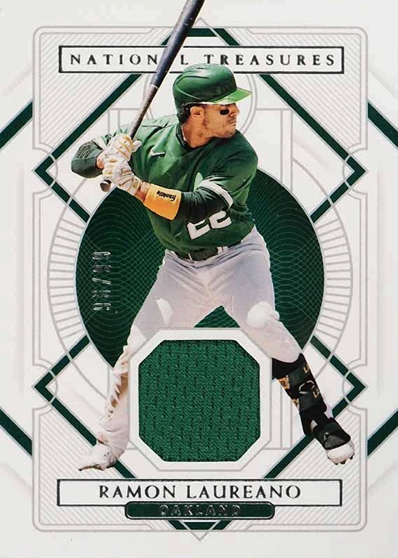 2021 Panini National Treasures Ramon Laureano #38 Baseball Card