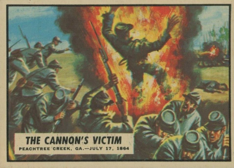 1965 A & BC Civil War News The Cannons Victim #72 Non-Sports Card