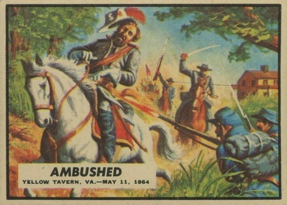 1965 A & BC Civil War News Ambushed #63 Non-Sports Card
