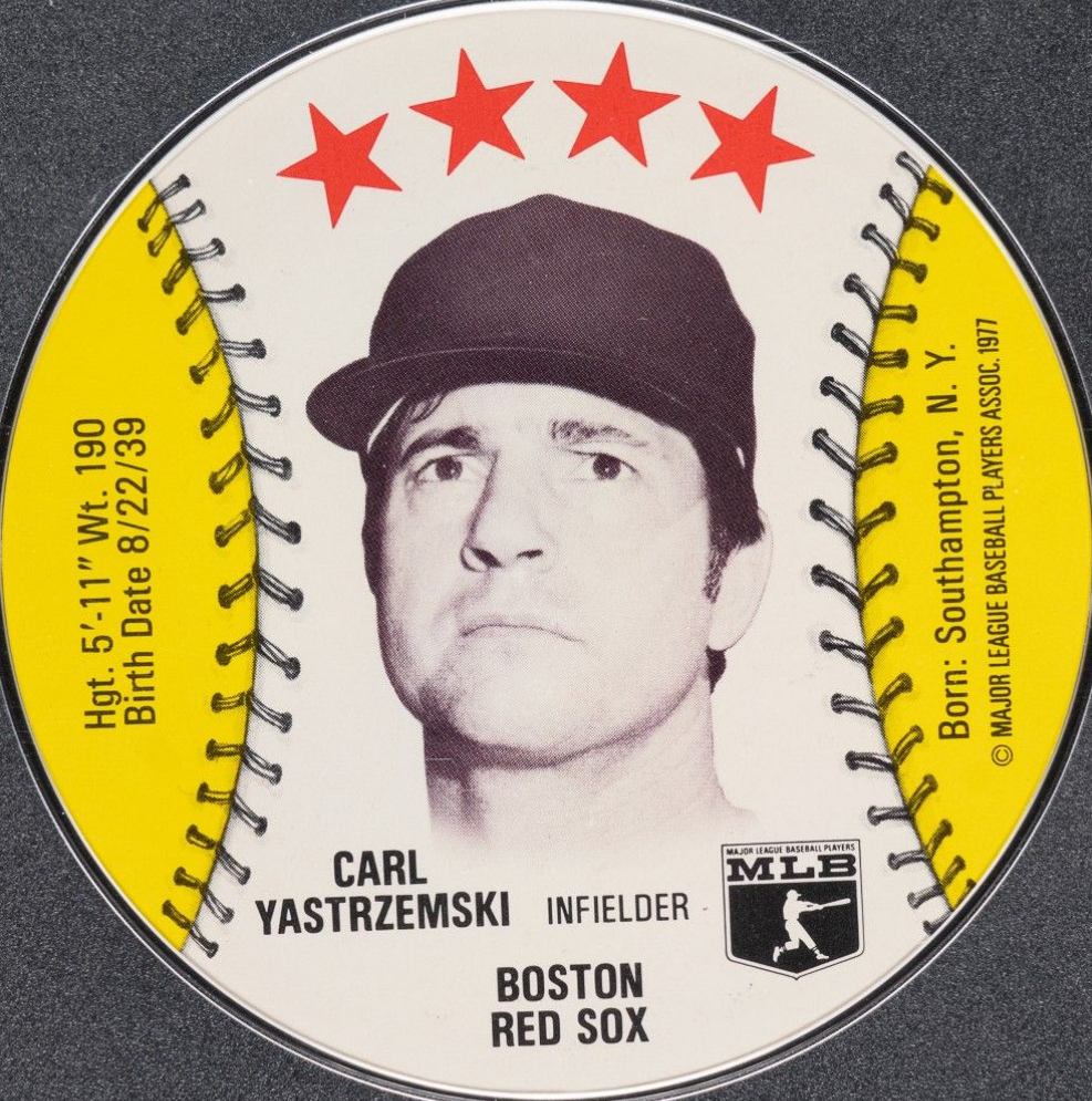 1977 Dairy Isle Discs Carl Yastrzemski # Baseball Card