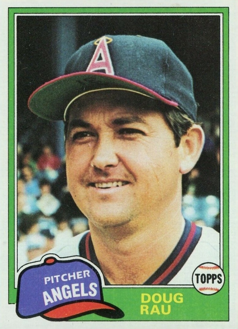 1981 Topps Doug Rau #818 Baseball Card