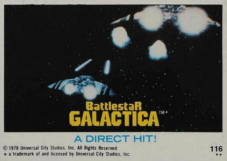 1978 Battlestar Galactica A Direct Hit! #116 Non-Sports Card