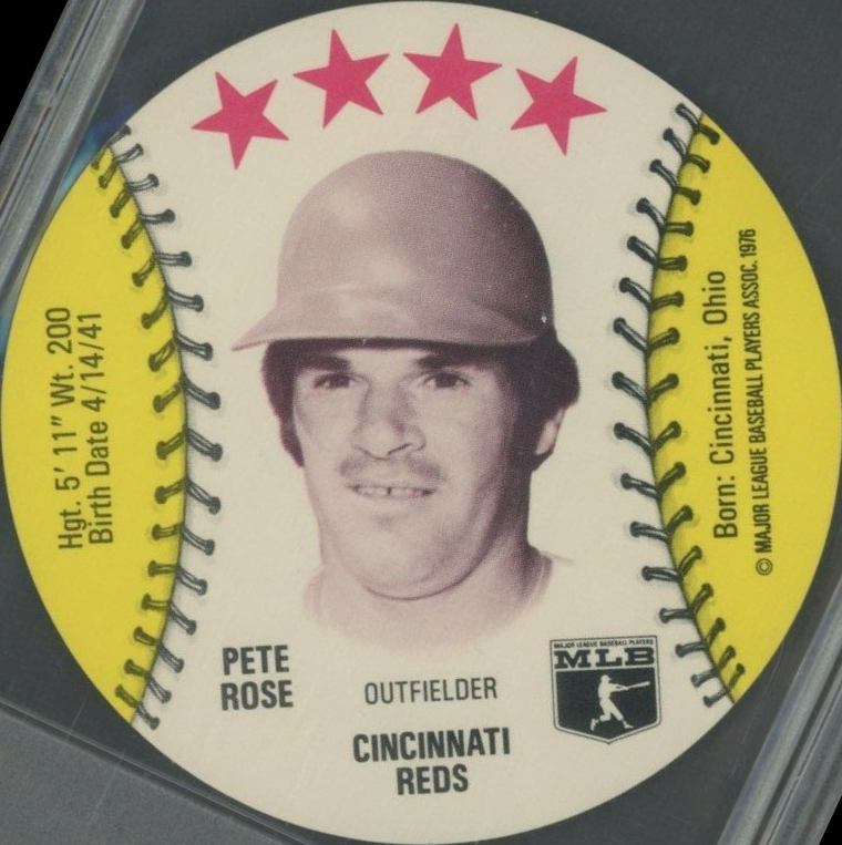 1976 Towne Club Discs Pete Rose # Baseball Card