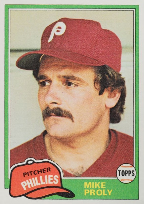 1981 Topps Mike Proly #815 Baseball Card