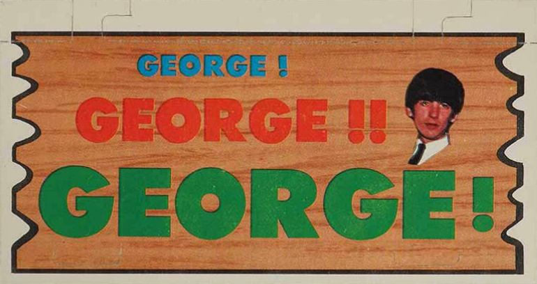 1964 Beatles Plaks George #45 Non-Sports Card
