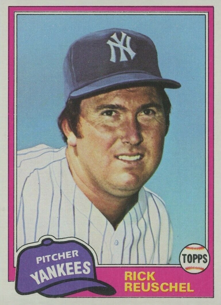 1981 Topps Rick Reuschel #822 Baseball Card