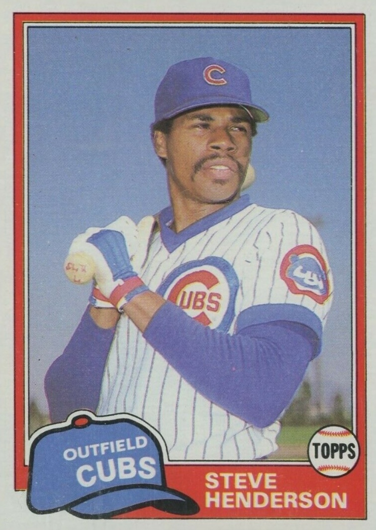 1981 Topps Steve Henderson #769 Baseball Card