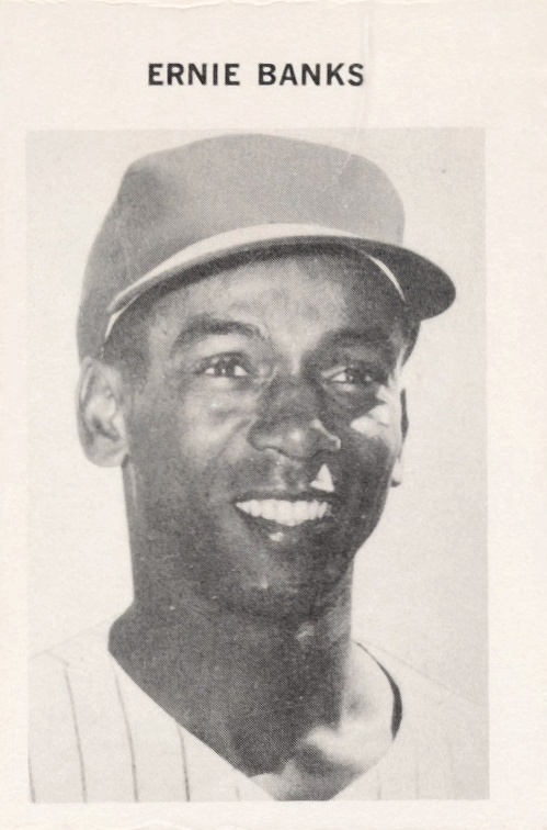 1972 Milton Bradley Ernie Banks # Baseball Card