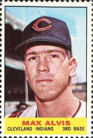 1964 Bazooka Stamps Max Alvis # Baseball Card