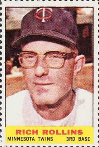 1964 Bazooka Stamps Rich Rollins # Baseball Card