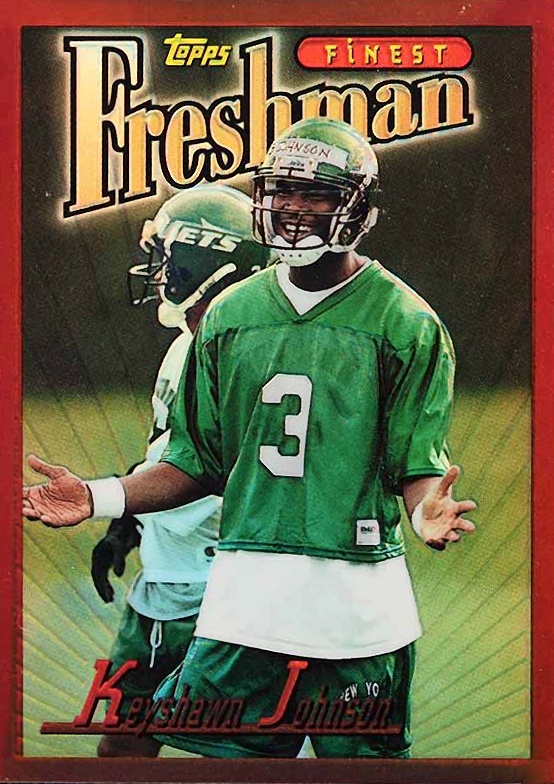 1996 Finest Keyshawn Johnson #225 Football Card