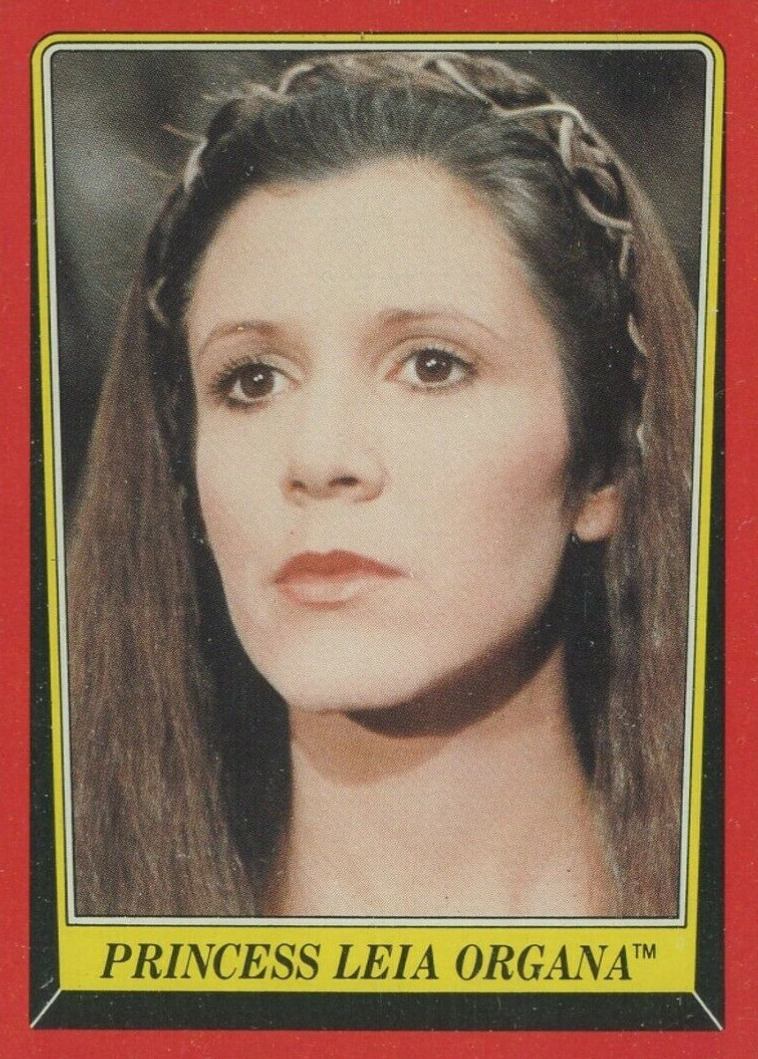 1983 Star Wars Return of the Jedi Princess Leia Organa #5 Non-Sports Card