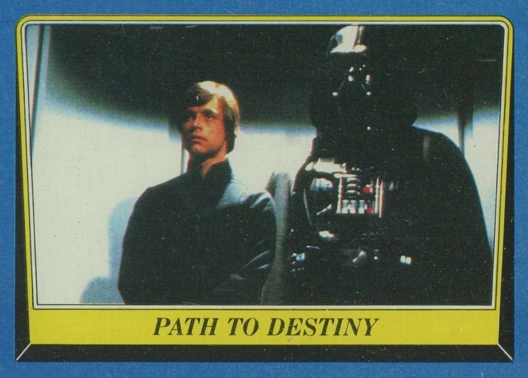 1983 Star Wars Return of the Jedi Patch to Destiny #134 Non-Sports Card