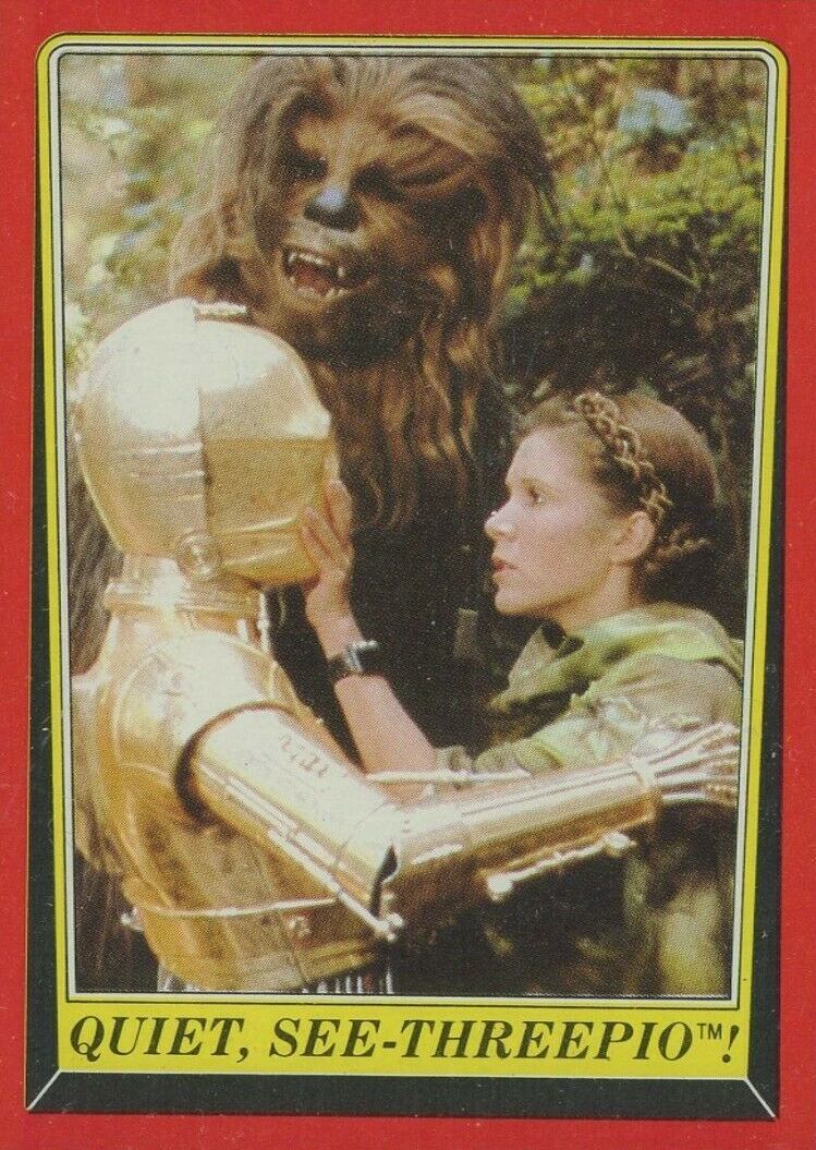 1983 Star Wars Return of the Jedi Quiet, See-Threepio #95 Non-Sports Card