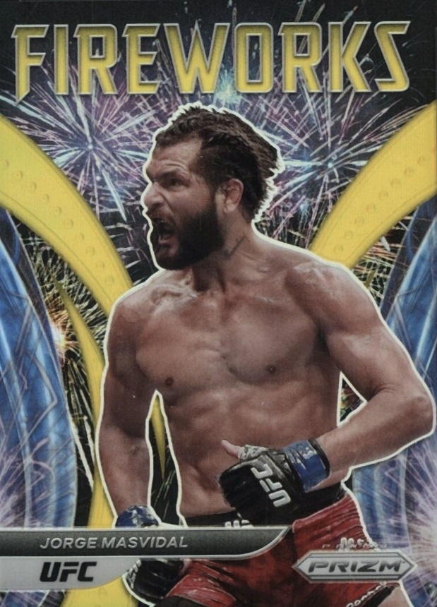 2022 Panini Prizm UFC Fireworks Jorge Masvidal #1 Other Sports Card