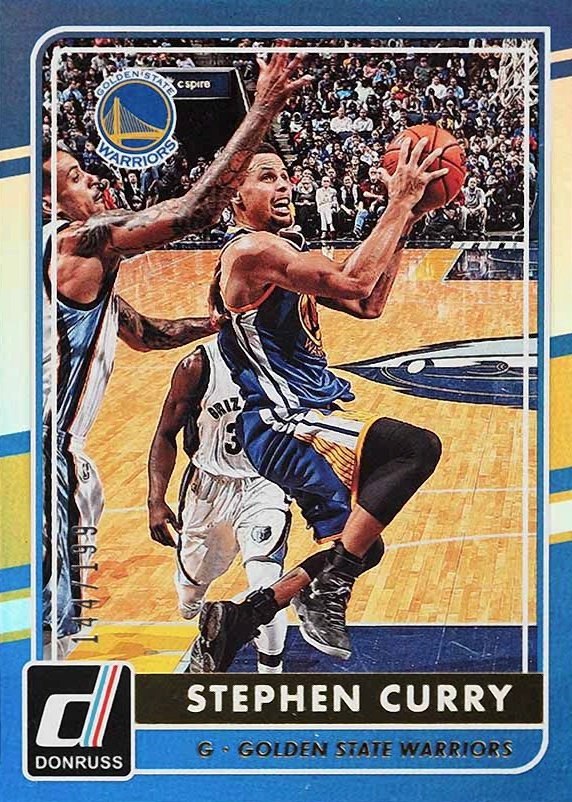 2015 Panini Donruss Stephen Curry #120 Basketball Card