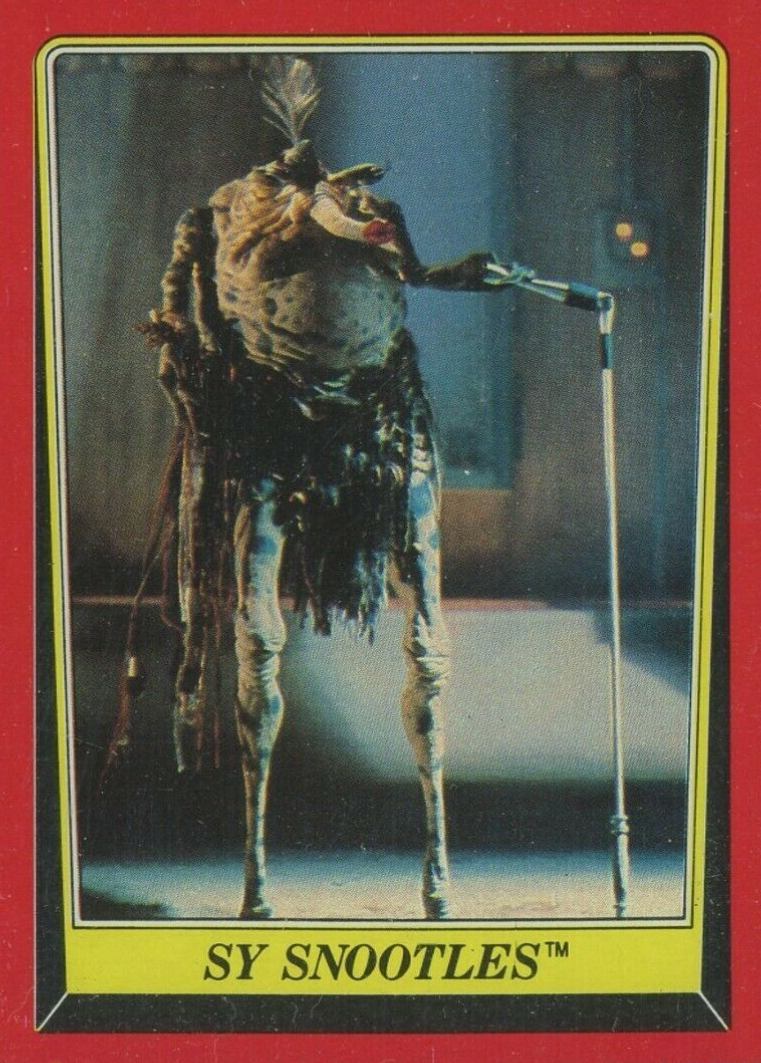 1983 Star Wars Return of the Jedi Sy Snootles #22 Non-Sports Card