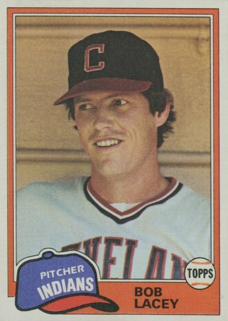 1981 Topps Bob Lacey #784 Baseball Card