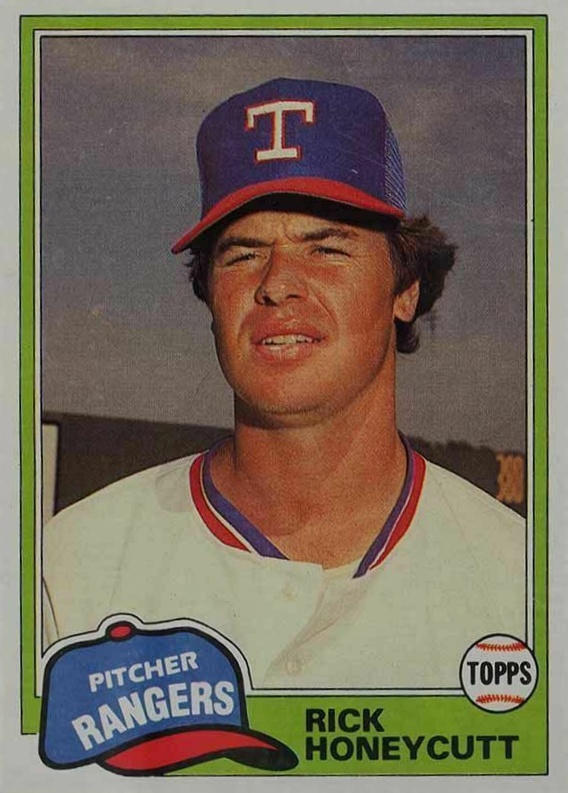 1981 Topps Rick Honeycutt #772 Baseball Card