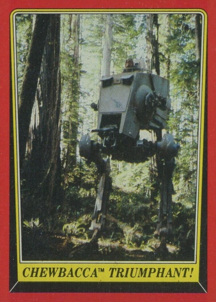 1983 Star Wars Return of the Jedi The Triumphant Trio #128 Non-Sports Card