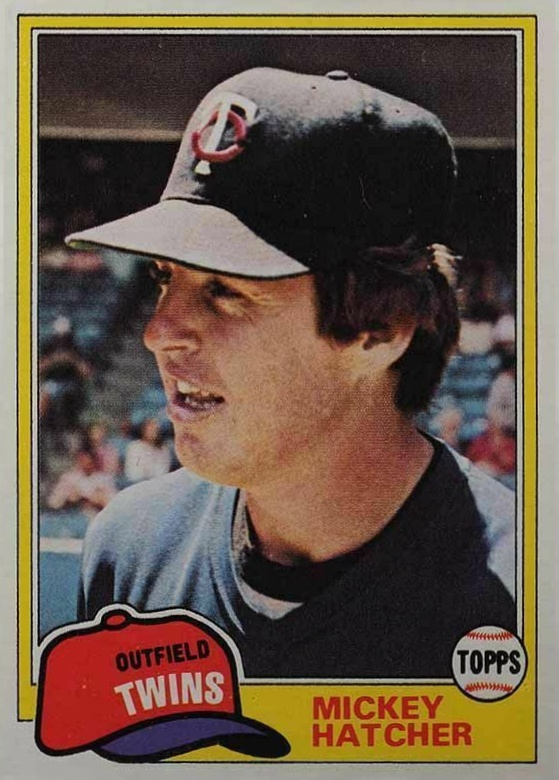 1981 Topps Mickey Hatcher #768 Baseball Card