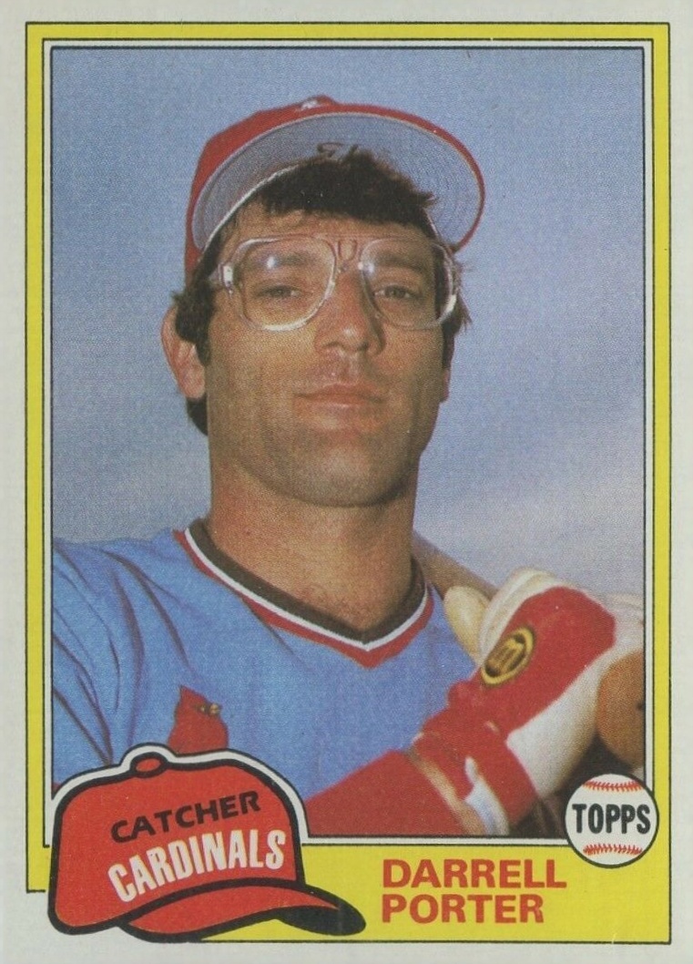 1981 Topps Darrell Porter #814 Baseball Card