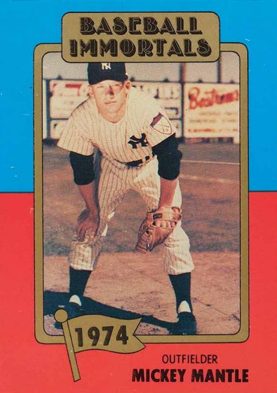 1980 Baseball Immortals Mickey Mantle #145 Baseball Card