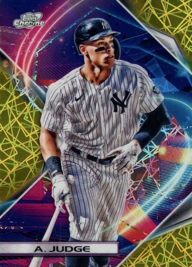 2022 Topps Cosmic Chrome Aaron Judge #99 Baseball Card