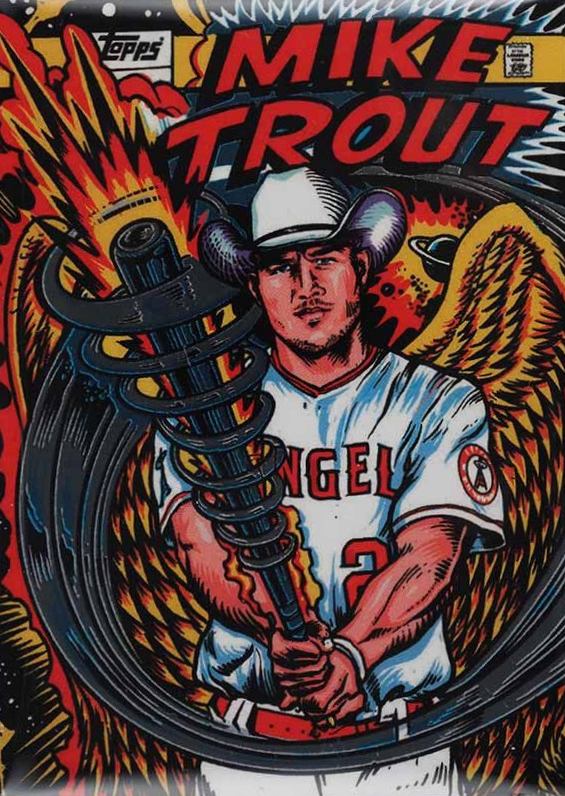 2022 Topps PROJECT100 Mike Trout #41 Baseball Card