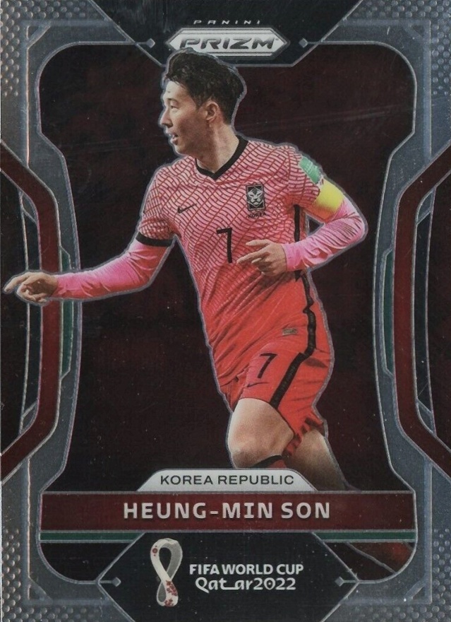 2022 Panini Prizm World Cup Qatar Heung-Min Son #135 Soccer Card