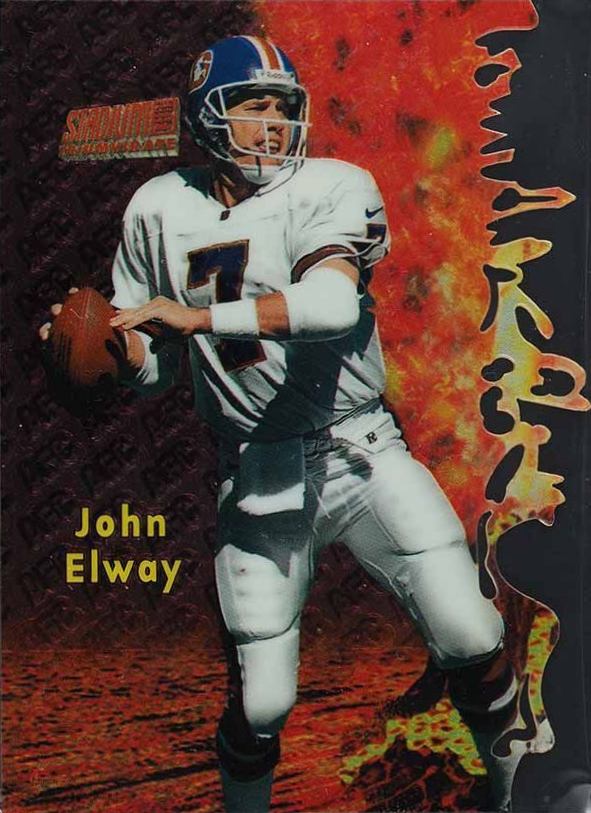 1997 Stadium Club Triumvirate II  John Elway #T1a Football Card