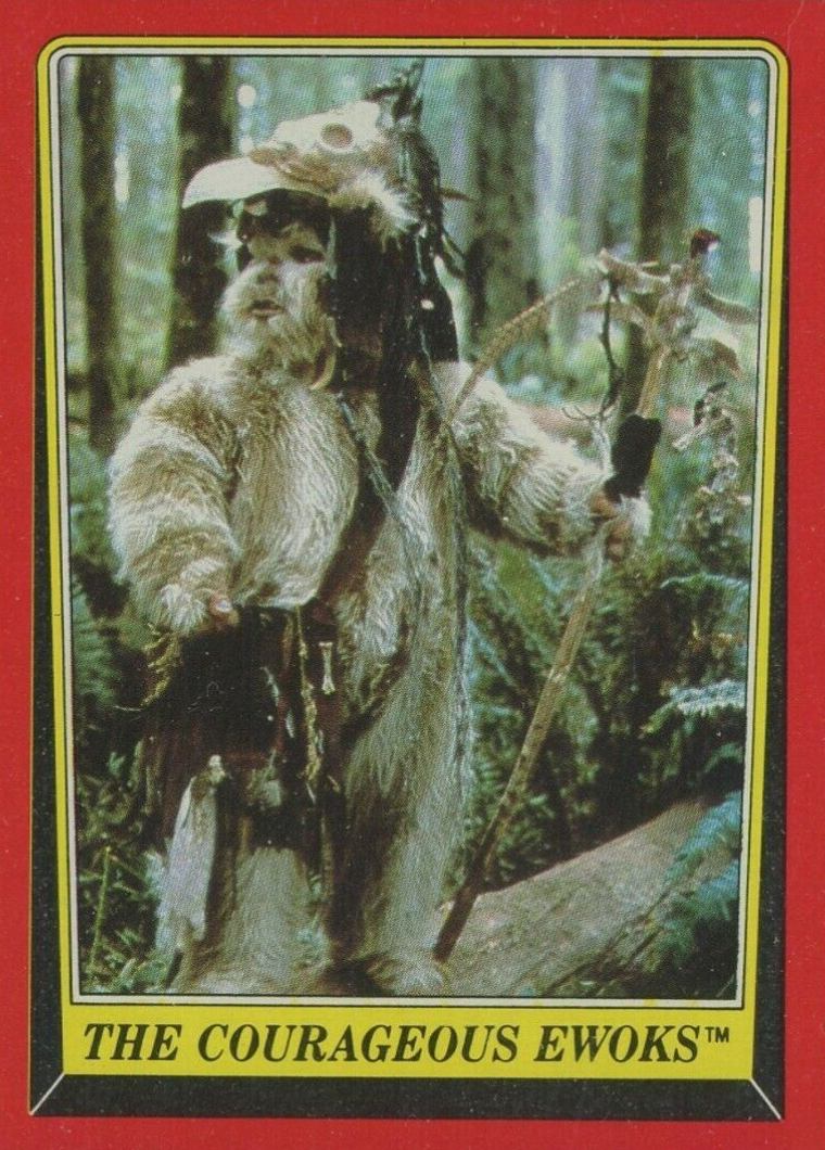 1983 Star Wars Return of the Jedi The Courageous Ewoks #103 Non-Sports Card