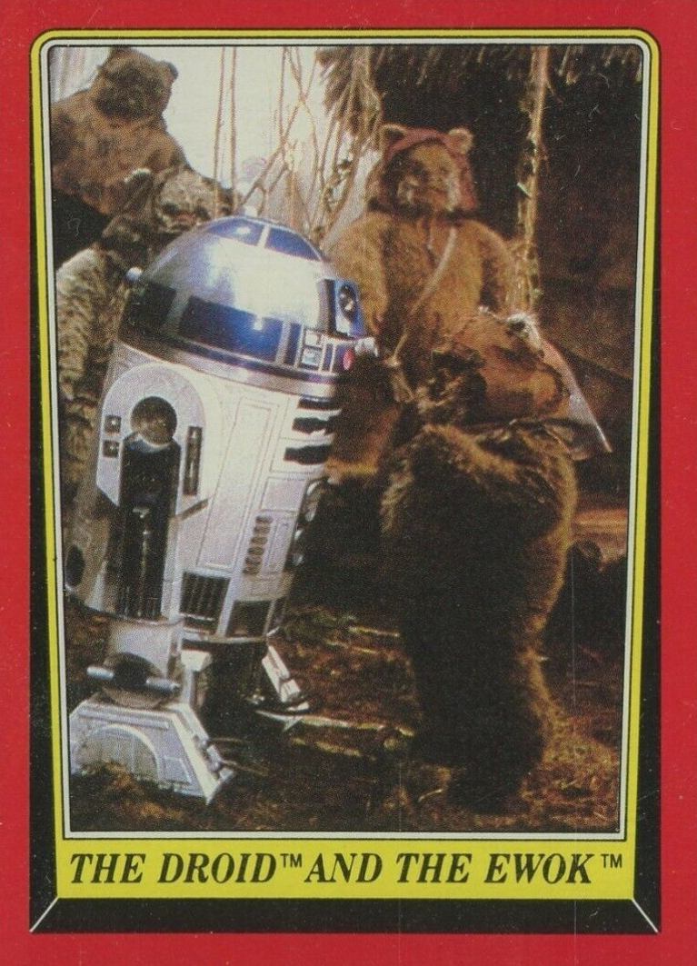 1983 Star Wars Return of the Jedi Portrait of Wicket #190 Non-Sports Card