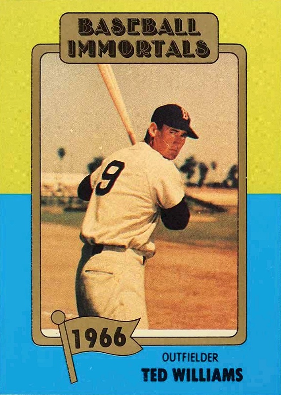 1980 Baseball Immortals Ted Williams #104 Baseball Card